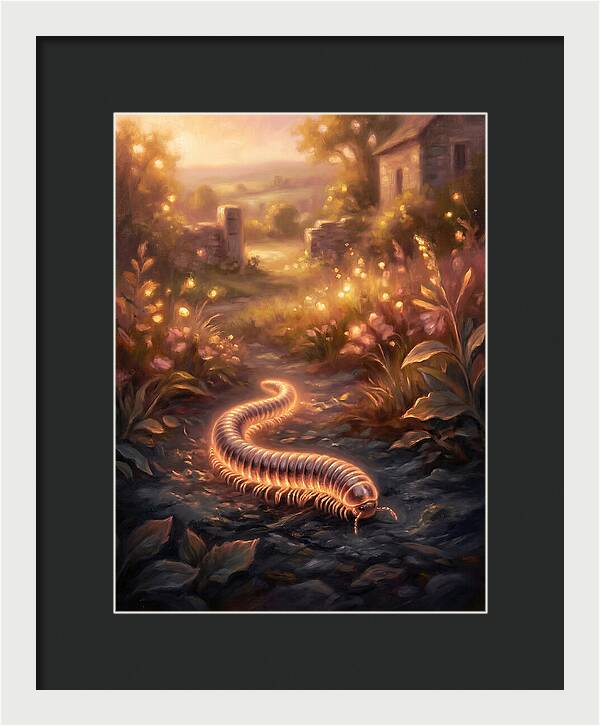Millipede In Nature