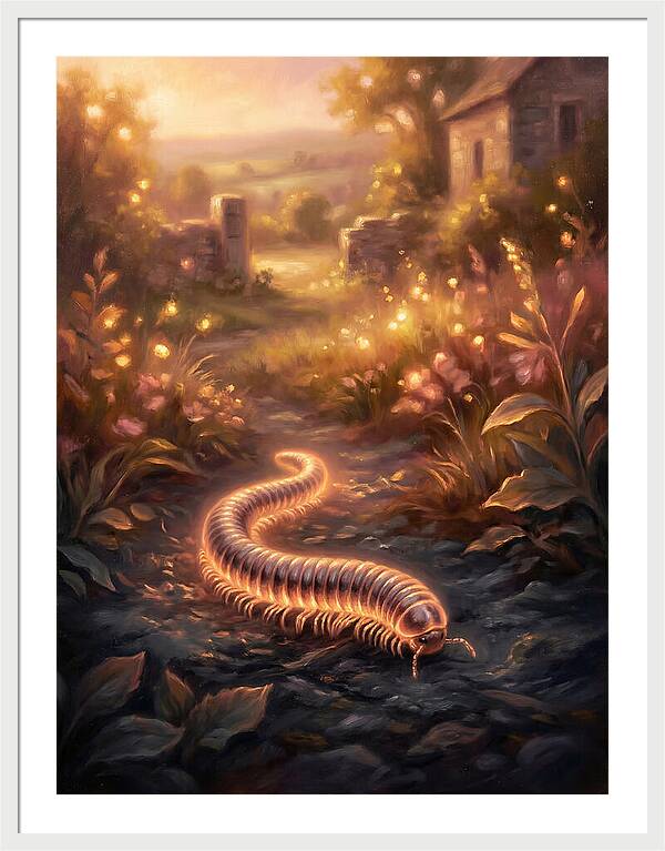 Millipede In Nature