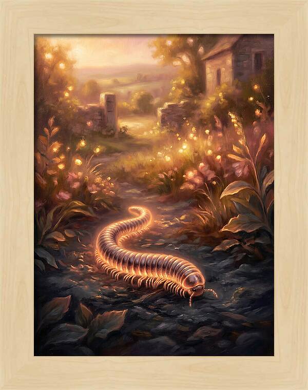 Millipede In Nature