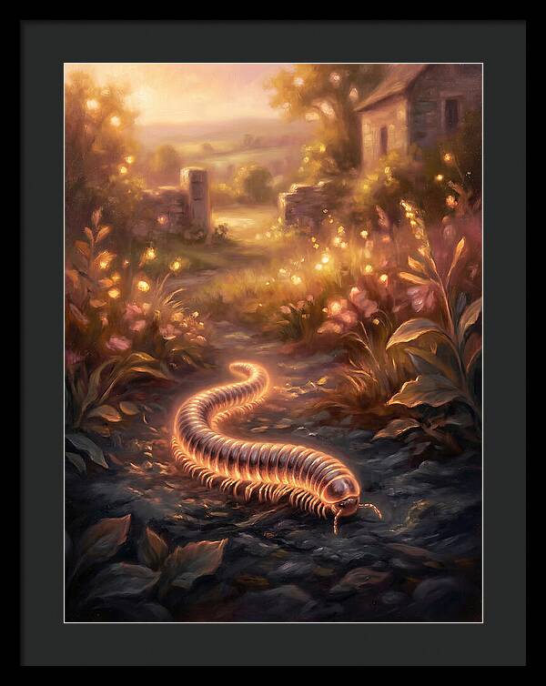 Millipede In Nature