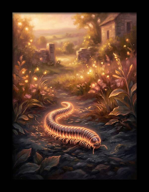 Millipede In Nature