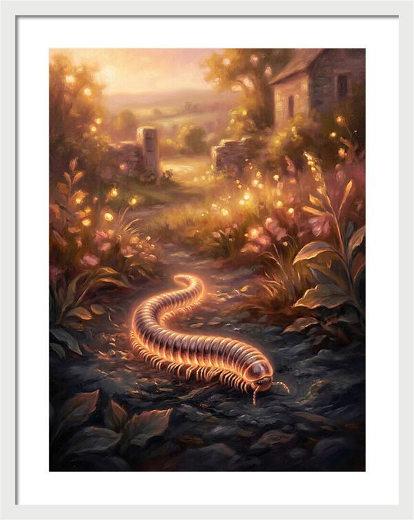 Millipede In Nature
