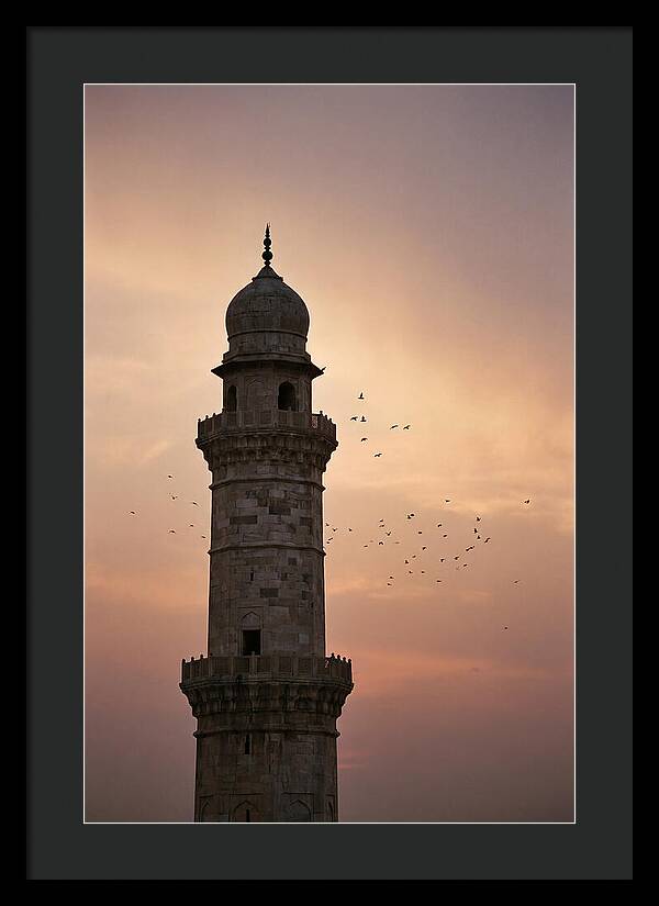 Minaret Against Sunset Sky