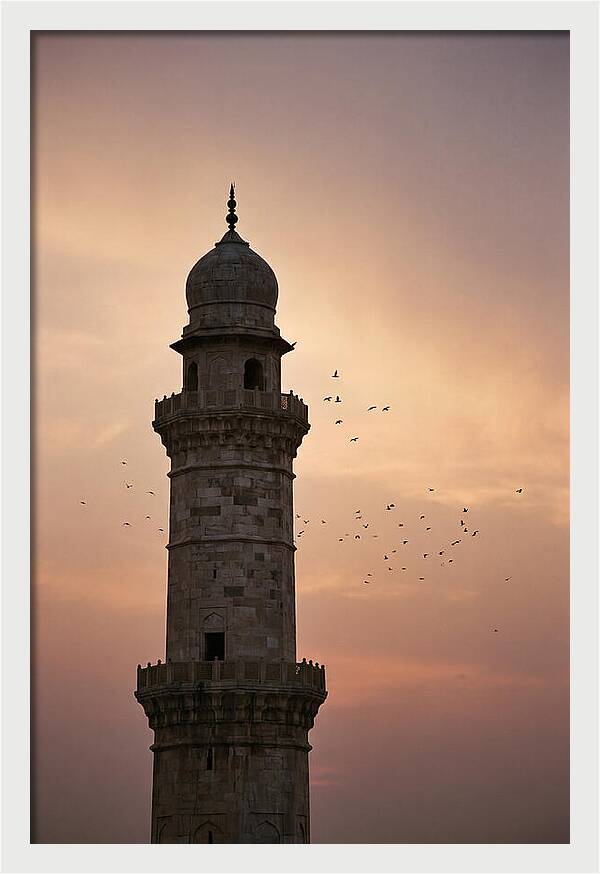 Minaret Against Sunset Sky