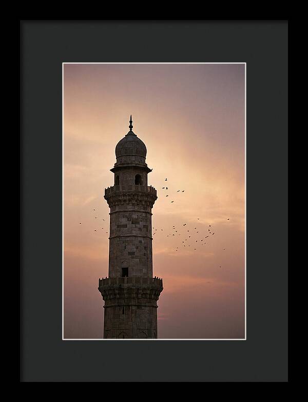 Minaret Against Sunset Sky