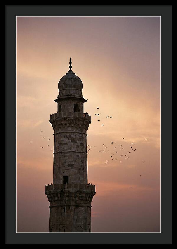 Minaret Against Sunset Sky