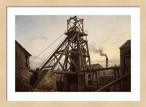 Mine Structure Under Twilight