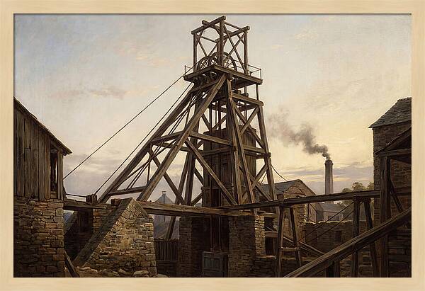 Mine Structure Under Twilight