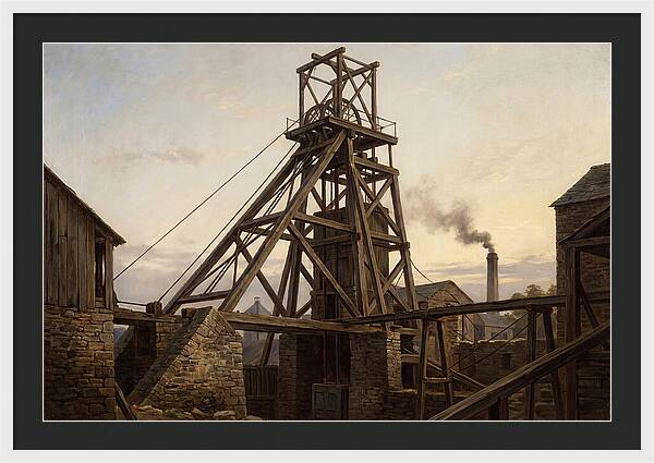 Mine Structure Under Twilight