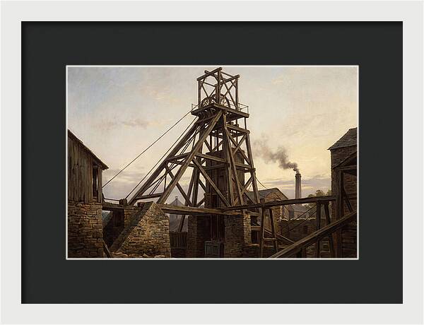 Mine Structure Under Twilight