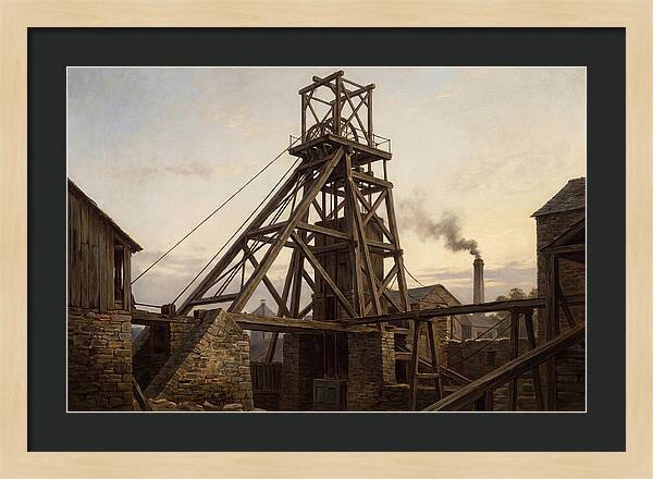 Mine Structure Under Twilight