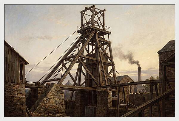 Mine Structure Under Twilight