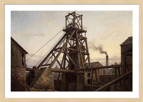 Mine Structure Under Twilight