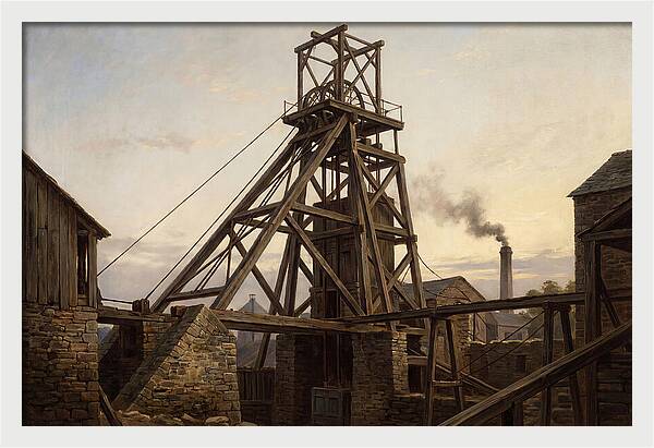 Mine Structure Under Twilight
