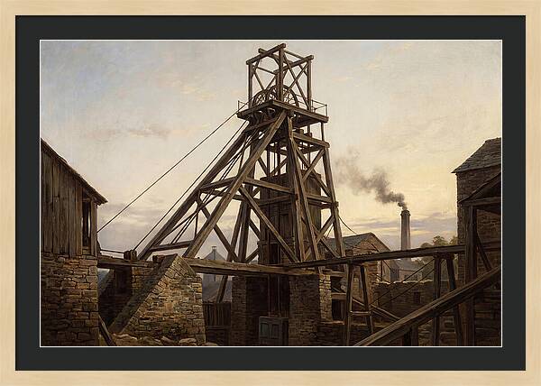 Mine Structure Under Twilight