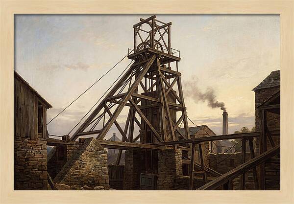 Mine Structure Under Twilight