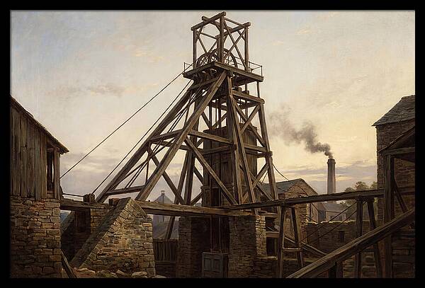 Mine Structure Under Twilight