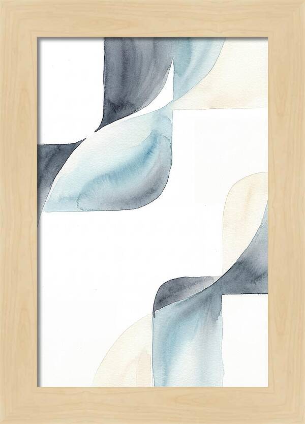 Minimal Watercolor Wash Composition