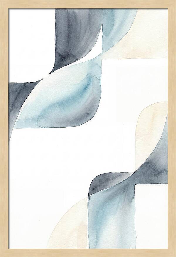 Minimal Watercolor Wash Composition