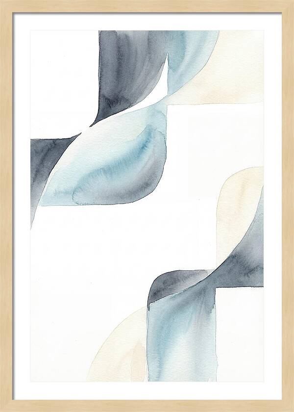 Minimal Watercolor Wash Composition
