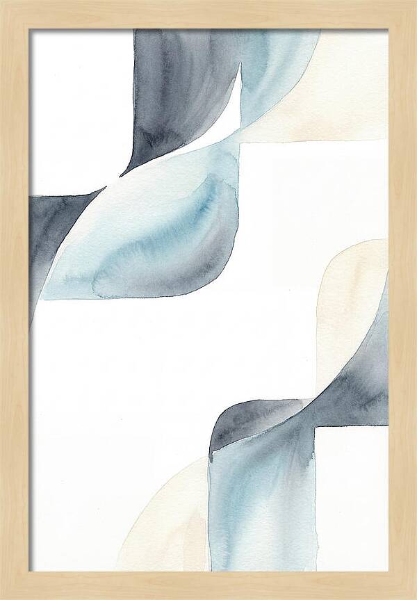 Minimal Watercolor Wash Composition