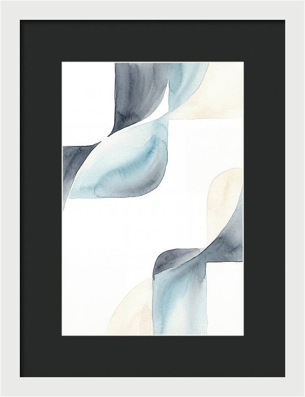 Minimal Watercolor Wash Composition
