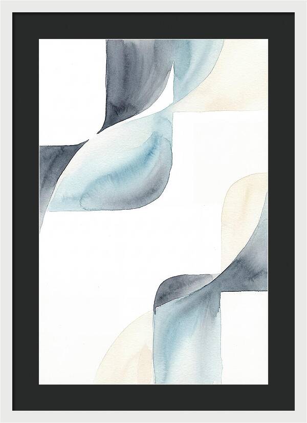 Minimal Watercolor Wash Composition