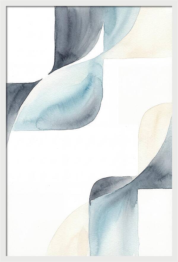 Minimal Watercolor Wash Composition