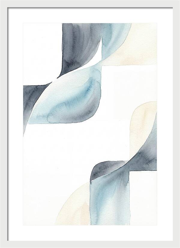 Minimal Watercolor Wash Composition