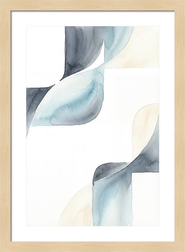 Minimal Watercolor Wash Composition