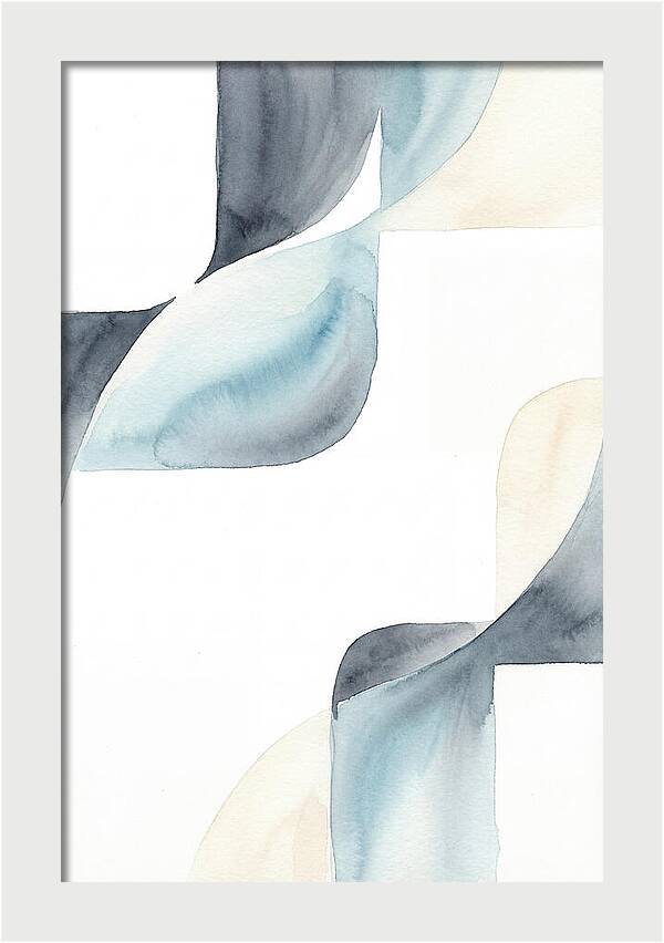 Minimal Watercolor Wash Composition