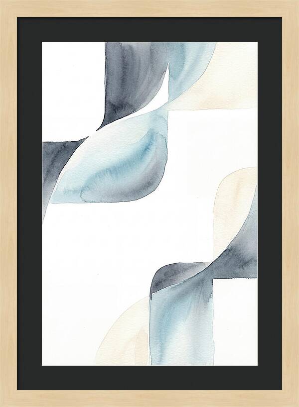 Minimal Watercolor Wash Composition