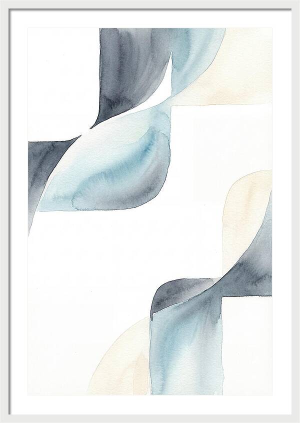 Minimal Watercolor Wash Composition