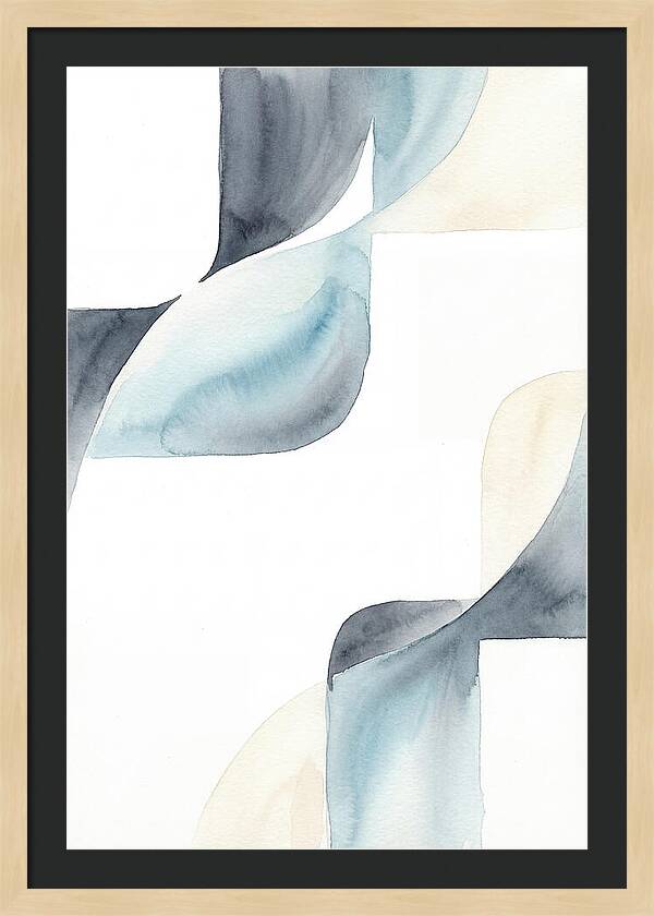 Minimal Watercolor Wash Composition