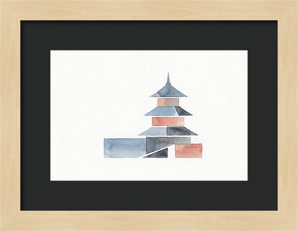 Minimalist Asian Pagoda