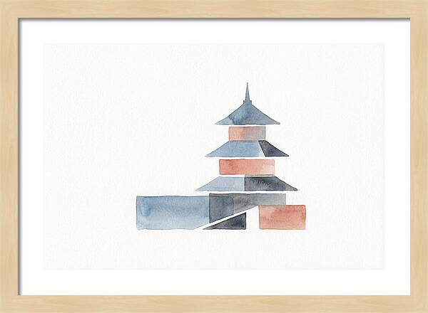 Minimalist Asian Pagoda