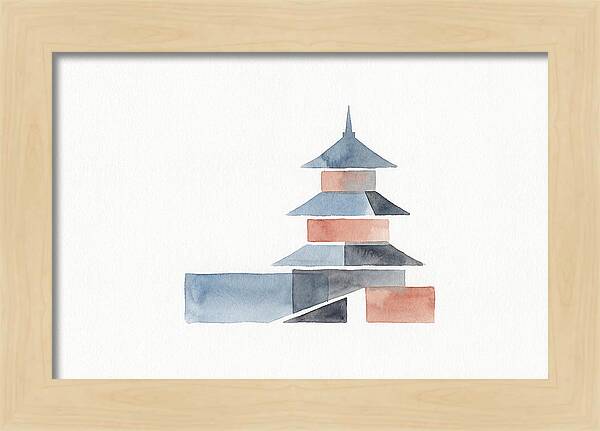 Minimalist Asian Pagoda