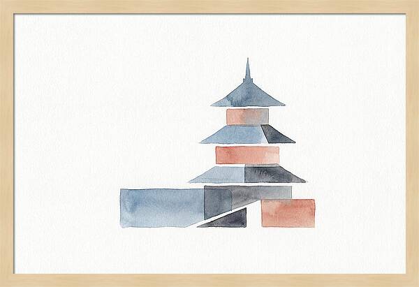 Minimalist Asian Pagoda