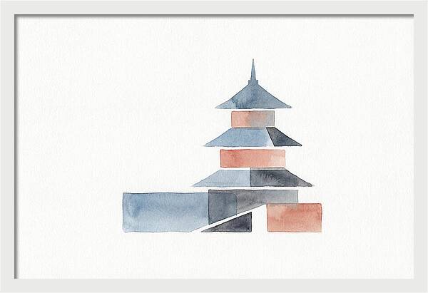 Minimalist Asian Pagoda