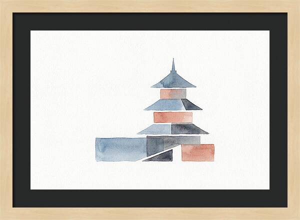 Minimalist Asian Pagoda