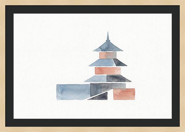 Minimalist Asian Pagoda