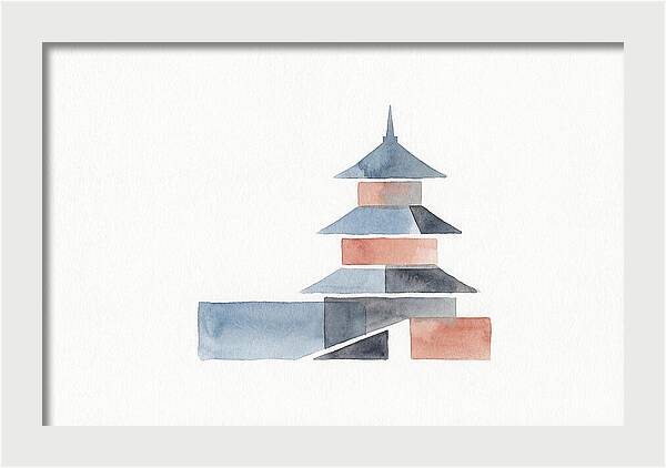 Minimalist Asian Pagoda