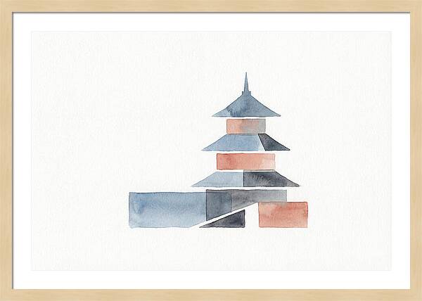 Minimalist Asian Pagoda