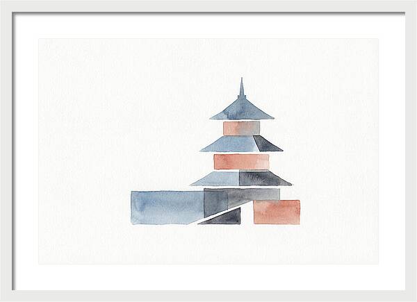 Minimalist Asian Pagoda