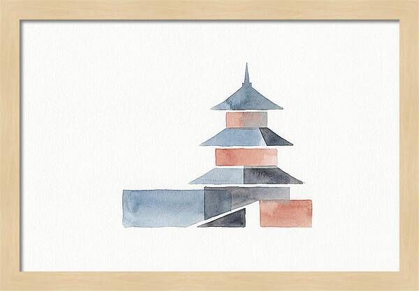 Minimalist Asian Pagoda
