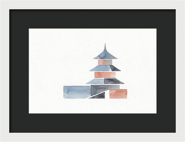 Minimalist Asian Pagoda