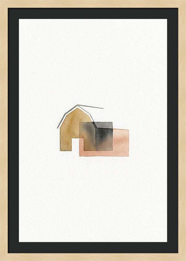 Minimalist Barn Composition
