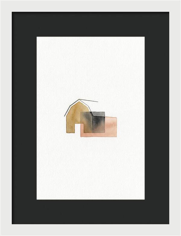 Minimalist Barn Composition