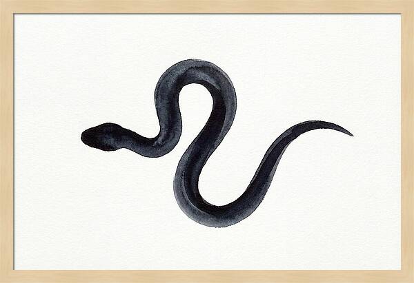 Minimalist Black Snake