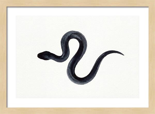 Minimalist Black Snake